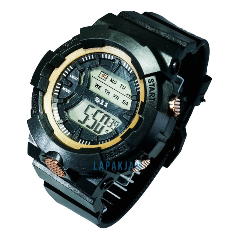 Jam Tangan Digital Sporty 511-B5 Hitam JA511-B5DHIT