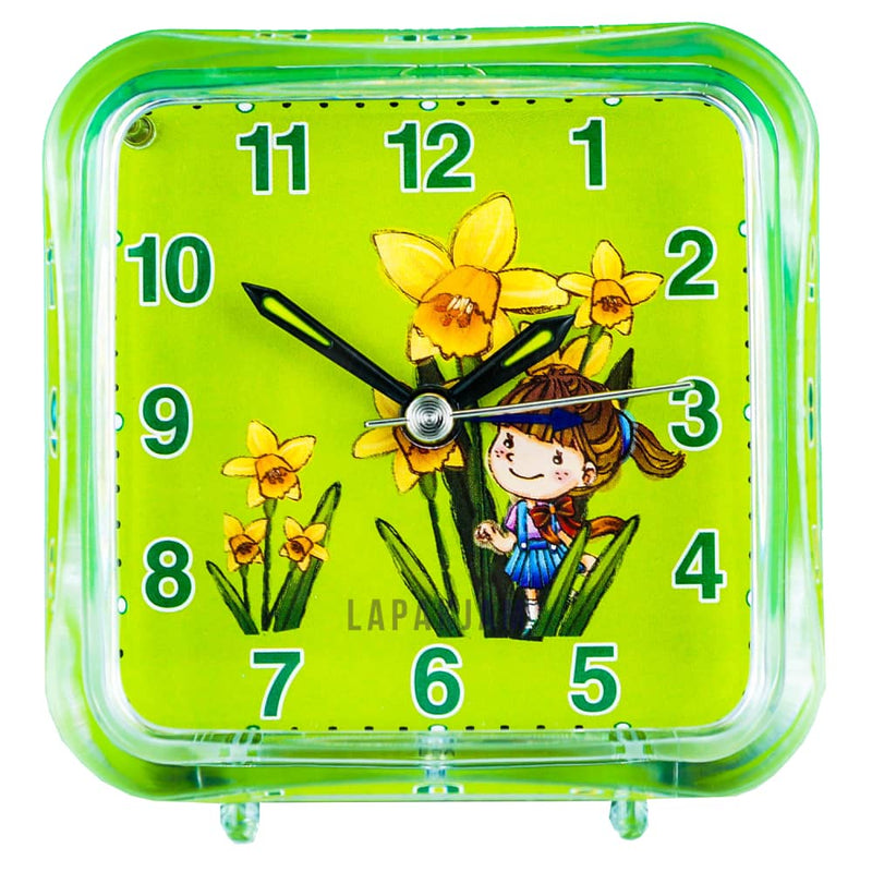 Jam Weker Analog Polos Minimalis Esa Hijau WEESA3200HIJ