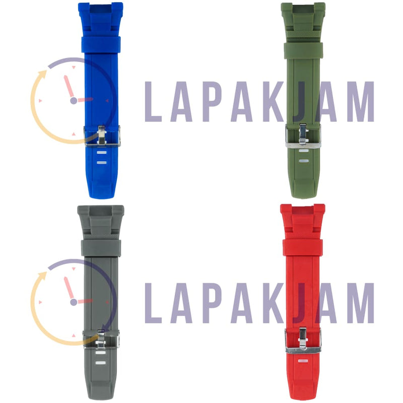 Tali Jam Tangan Karet Polos Fashion Tidak ada Merk Biru TAKRS97BIR