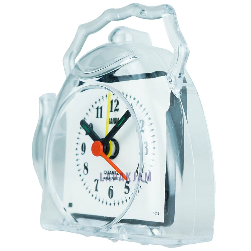Jam Weker Analog Polos Minimalis Esa Putih WEKA8406TRAPUT