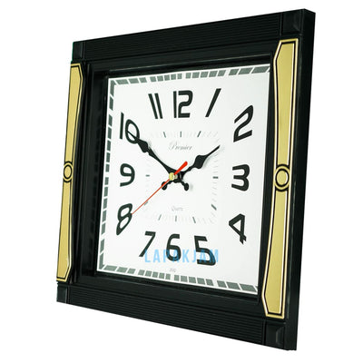 Jam Dinding Analog Polos Minimalis Premier Gold JD43PRE32BLE