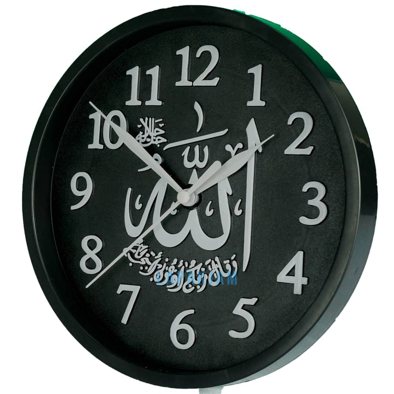 Jam Dinding Analog Kaligrafi Nikko Hitam Hitam JDNIKKNK-9918HITHIT