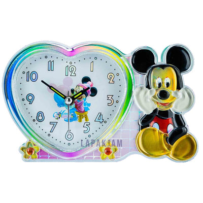 Jam Weker Analog Karakter Anak No Brand Mickey Mouse WENO3337MK