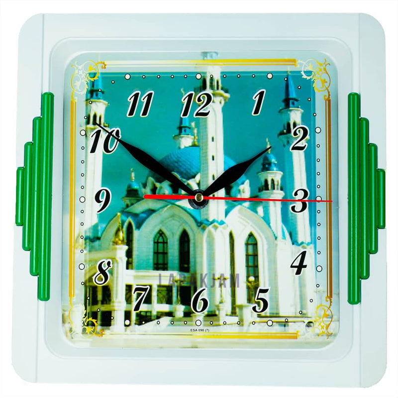 Jam Dinding Analog Nuansa Islami Esa Hijau JD30ESANIIJ