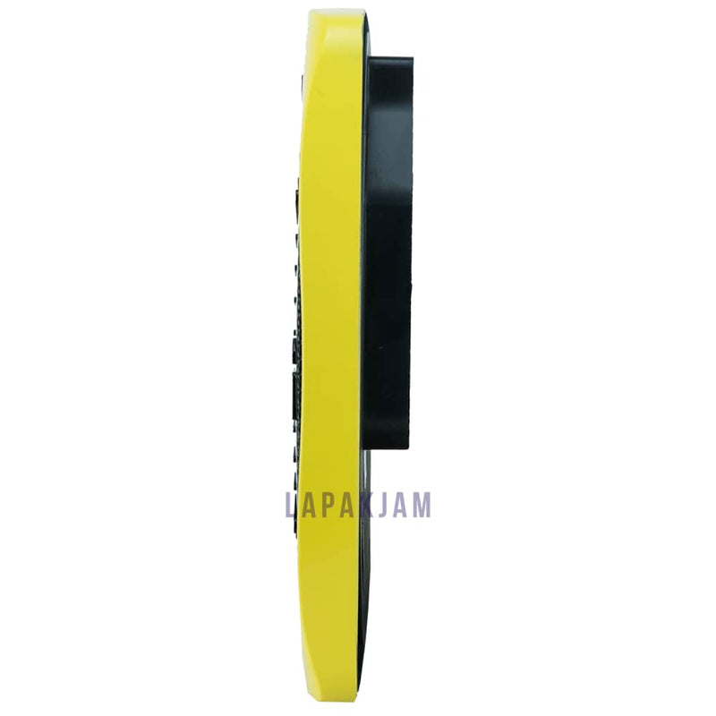Jam Dinding Analog Polos Minimalis Pioneer Kuning JDPIHS122DWYEL