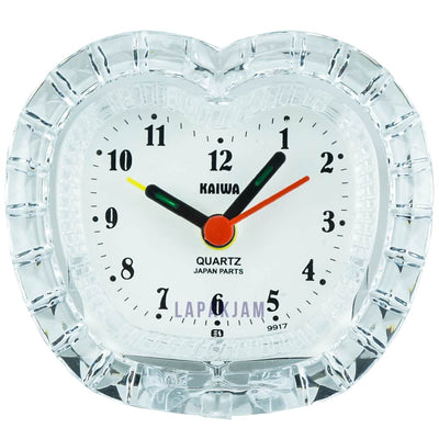 Jam Weker Analog Polos Minimalis Esa Putih WEKA9917TRAPUT