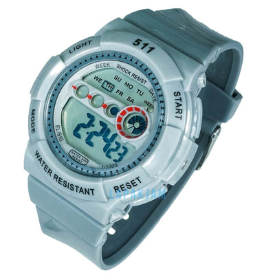 Jam Tangan Digital Sporty 511-B1 Abu Abu JA511B1DABU