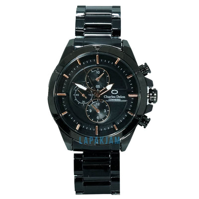 Jam Tangan Analog Formal Charles Delon Hitam JACHARWCCDM4606GHIT