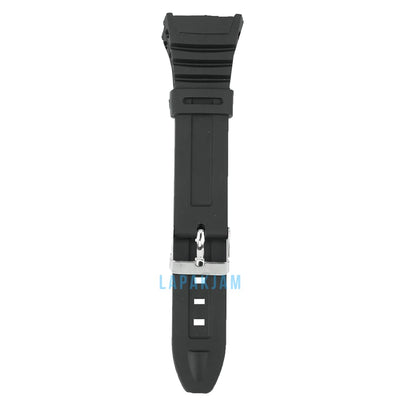 Tali Jam Tangan Karet Polos Fashion Tidak ada Merk Hitam TA0015KRT55HIT