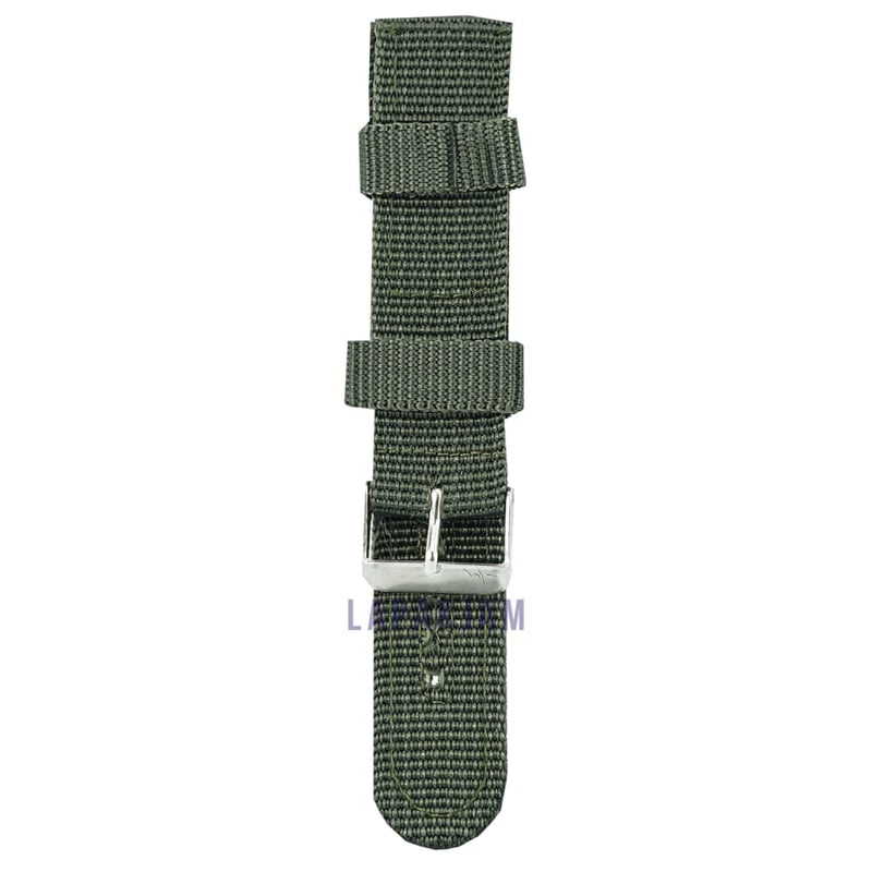 Tali Jam Tangan Kanvas/Kain Polos Fashion Tidak ada Merk Hijau TA013NYLO20HIJ