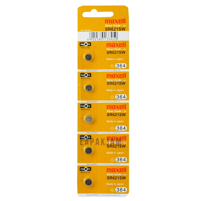 Baterai Jam Tangan Polos Maxell Silver BAMA364S621SW