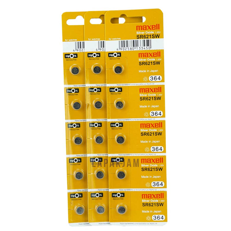 Baterai Jam Tangan Polos Maxell Silver BAMA364S621SW