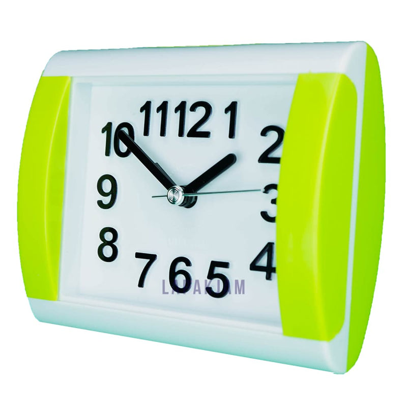 Jam Weker Analog Polos Minimalis Esa Hijau WEESAK47AHIJ