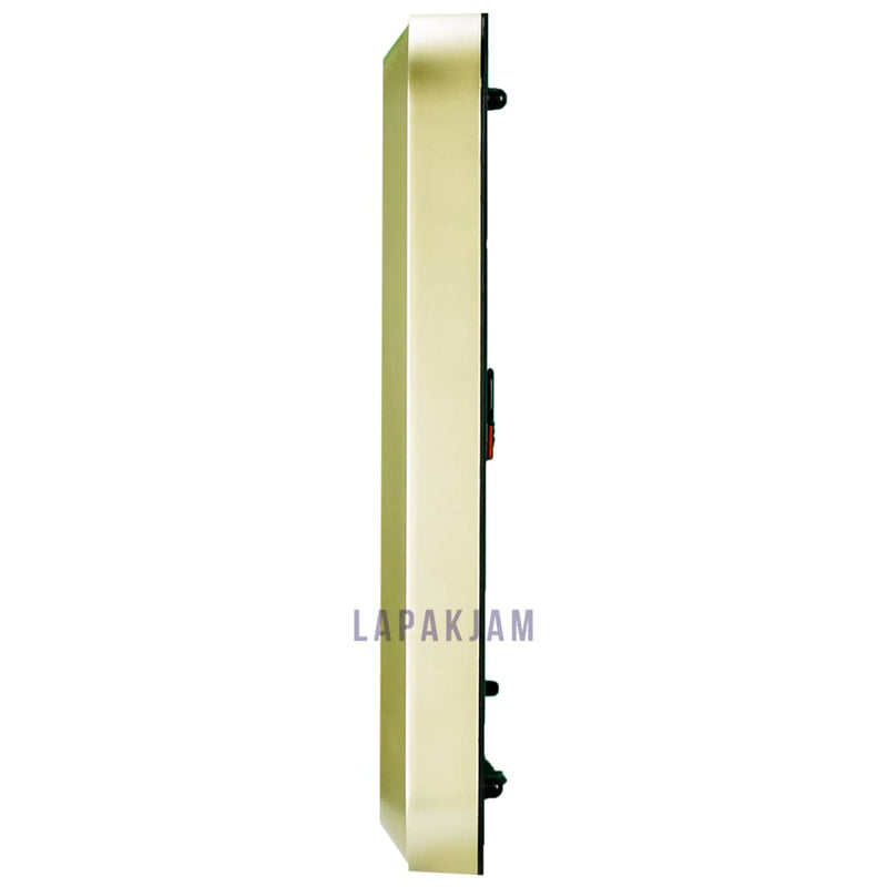 Jam Dinding Analog Polos Minimalis Esa Gold JDES55GOLHIJ