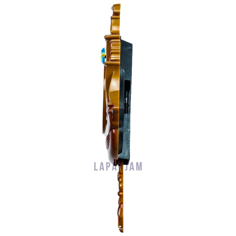 Jam Dinding Analog Polos Minimalis Esa Coklat JDES-13BRO