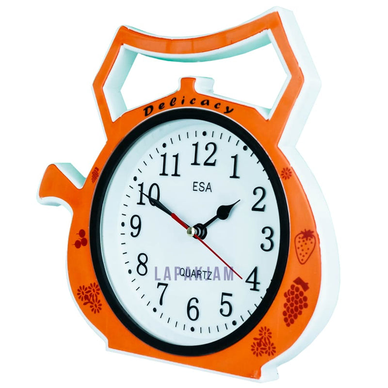 Jam Dinding Analog Karakter Anak Esa Orange JDESA907ORA