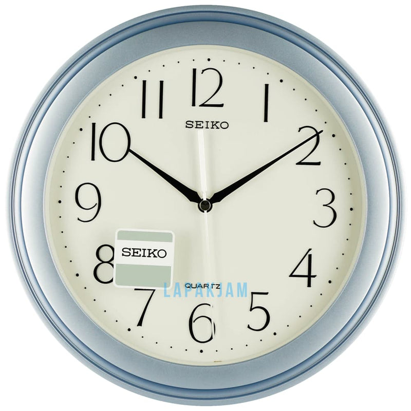 Jam Dinding Analog Polos Minimalis Seiko Biru JDSEQX576LLB