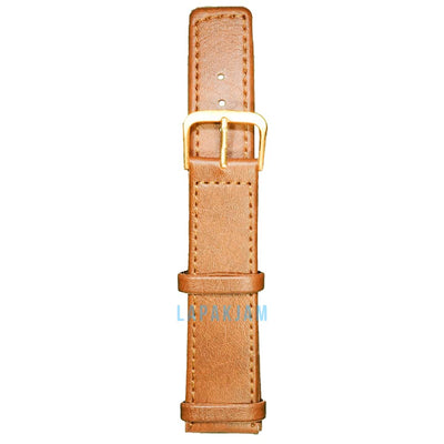 Tali Jam Tangan Kulit Alba AL-241-12 Ukuran 12 mm Coklat Muda