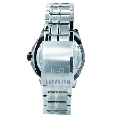 Jam Tangan Chronograph Pria Formal Silver Hitam Pria Naviforce 9183M chronograph Quartz Murah Stainless