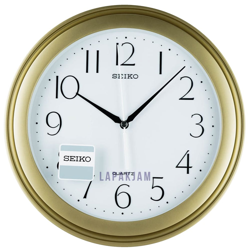 Jam Dinding Analog Polos Minimalis Seiko Gold JDSEQXA576GGOL