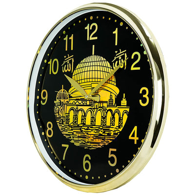 Jam Dinding Analog Nuansa Islami Trendy Gold JDTRT7319NGOL