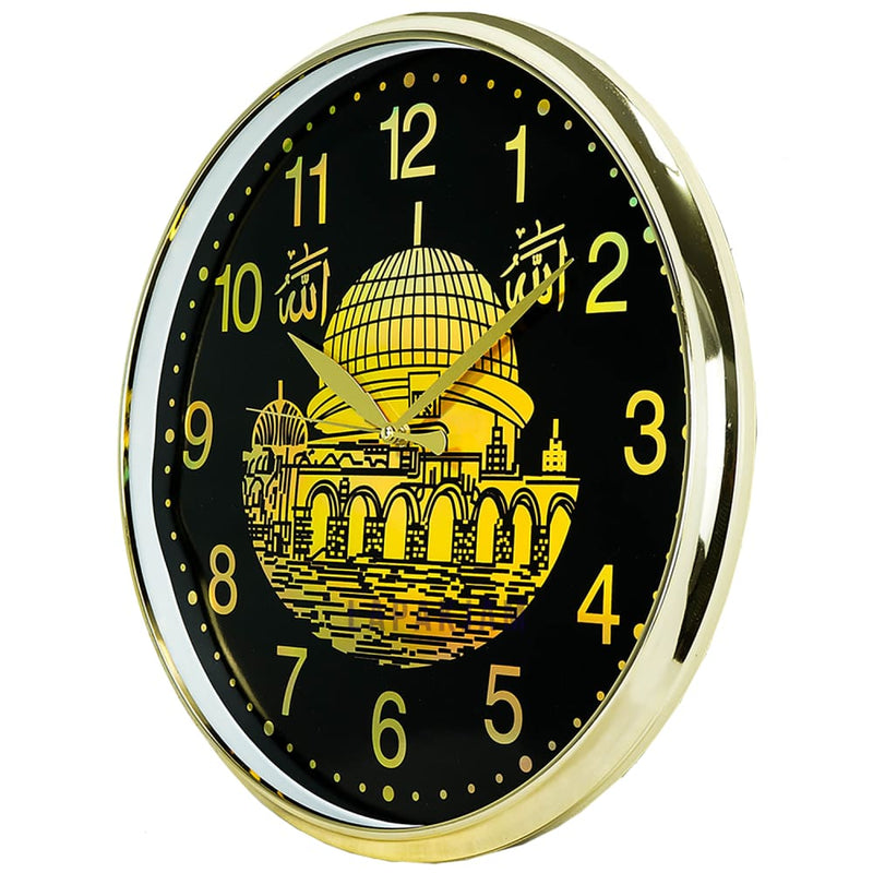 Jam Dinding Analog Nuansa Islami Trendy Gold JDTRT7319NGOL