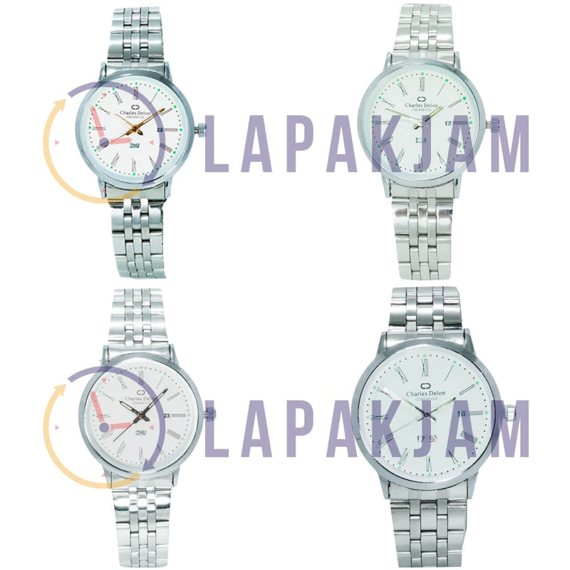 Jam Tangan Analog Formal Charles Delon Gold JACHARWCCDL0301CDRPRGOL