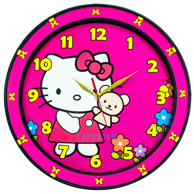 Jam Dinding Analog Karakter Anak Esa Hello Kitty JDES34K