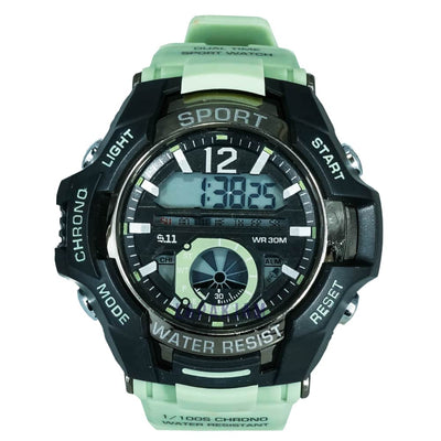 Jam Tangan Digital Sporty 511-B6 Hijau Hitam JA511-B6DHIJHIT