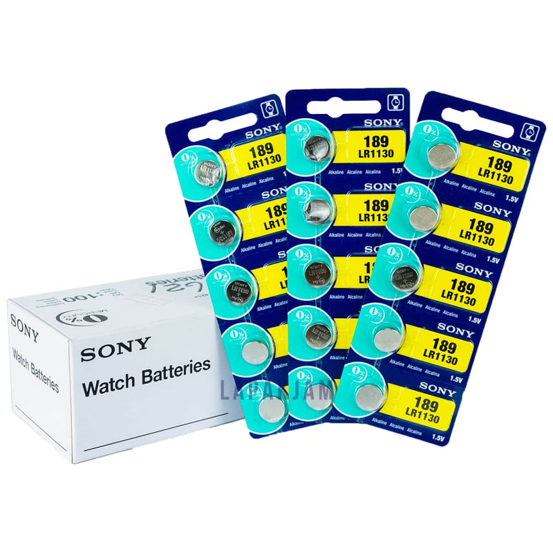 Baterai Jam Tangan Polos Sony Silver BASO189LR1130