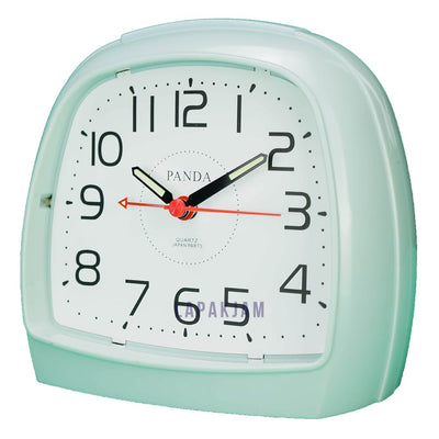Jam Weker Analog Polos Minimalis Panda Hijau WEPANDE-0503HIJ