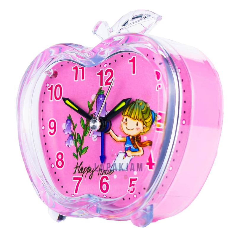 Jam Weker Analog Polos Minimalis Esa Pink WEESA3201PIN