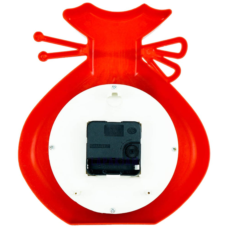 Jam Dinding Analog Permata/Feminim/Norak Esa Merah JD023ESA405MER