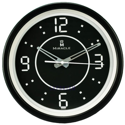 Jam Dinding Analog Polos Minimalis Miracle Putih JDMIRAM28WR063PUTHIT
