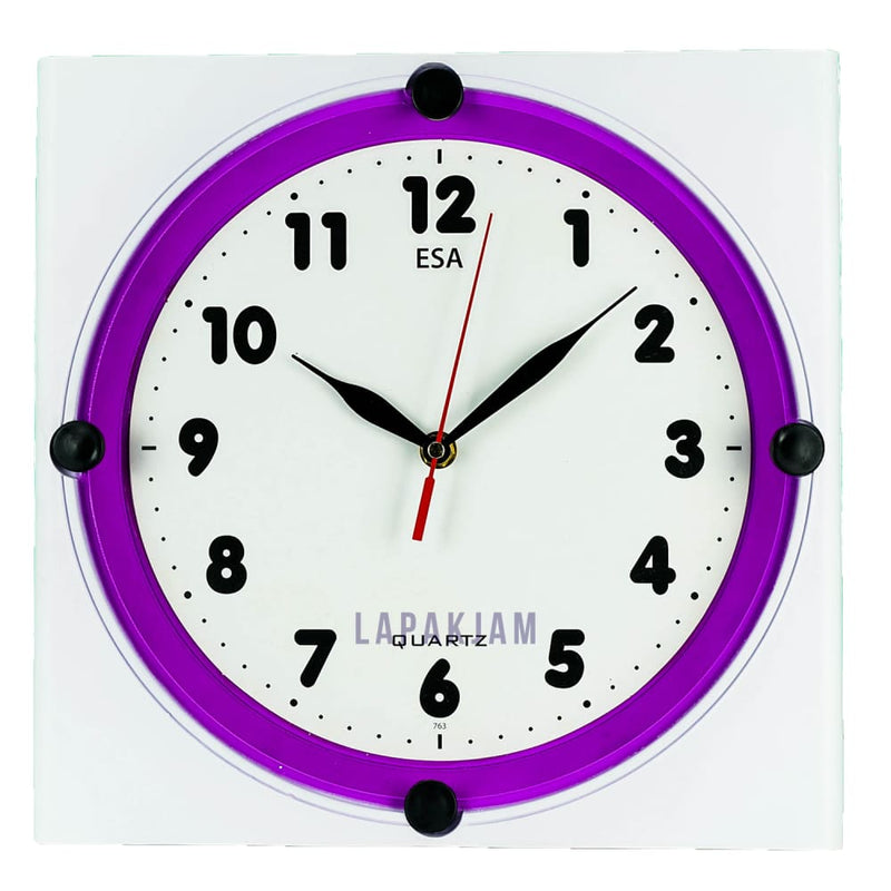 Jam Dinding Analog Polos Minimalis Esa Ungu JD0070ESA071UN