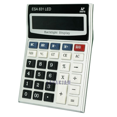 Kalkulator Basic Polos Esa Silver KL060ESA831LED