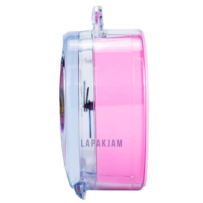 Jam Weker Analog Polos Minimalis Esa Pink WEESA3201PIN