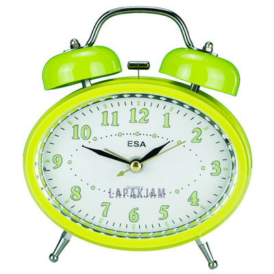 Jam Weker Analog Polos Minimalis Esa Hijau WE0070ESA623HI