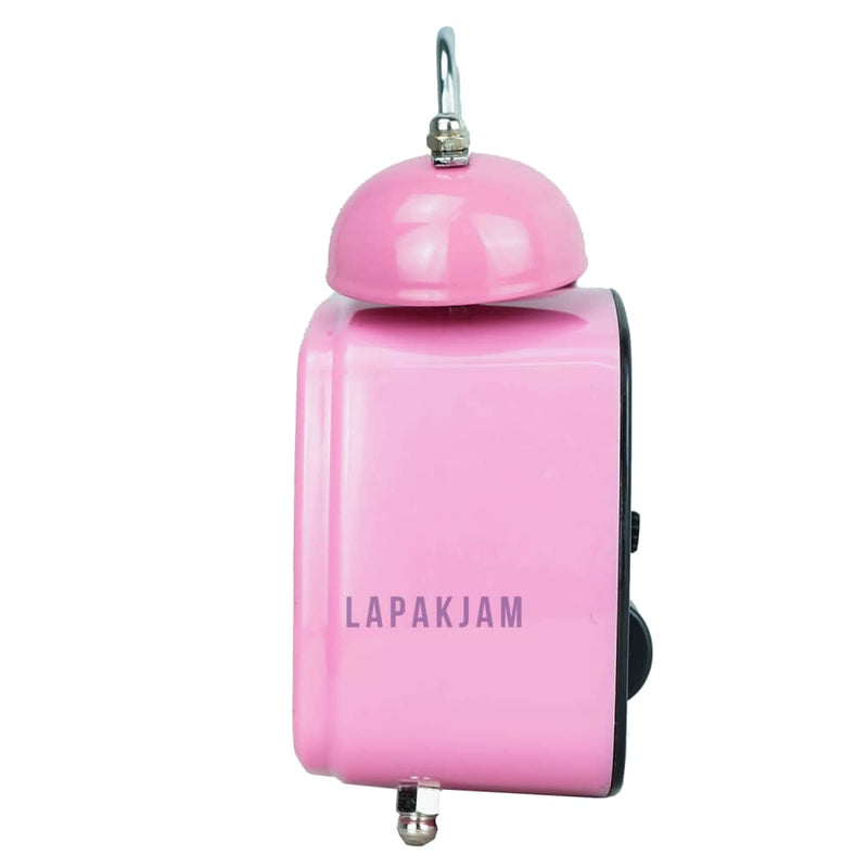 Jam Weker Analog Polos Minimalis Esa Pink WEKIKK837PIN