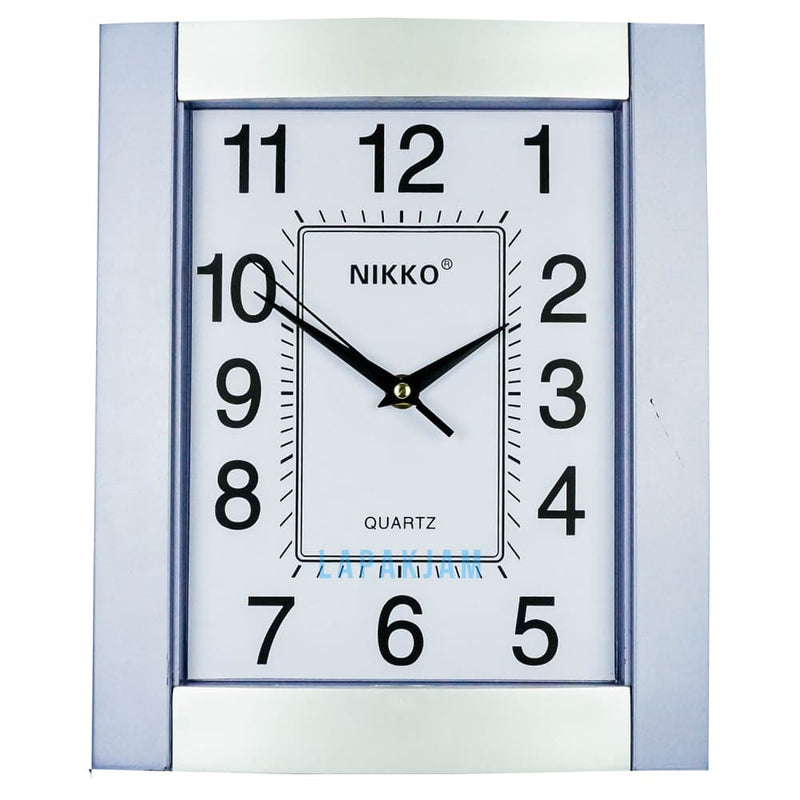 Jam Dinding Analog Polos Minimalis Nikko Ungu JD63-955WUNG