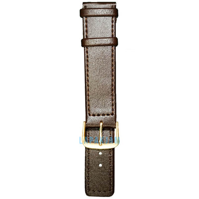 Tali Jam Tangan Kulit Alba AL-241-12 Ukuran 12 mm Coklat Muda