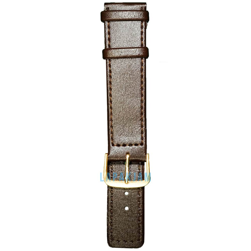 Tali Jam Tangan Kulit Alba AL-241-12 Ukuran 12 mm Coklat Muda