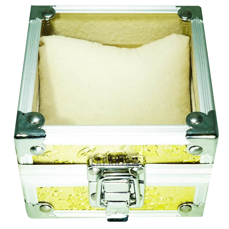 Kotak Jam Tangan Peti Almu K-43 Silver Kecil