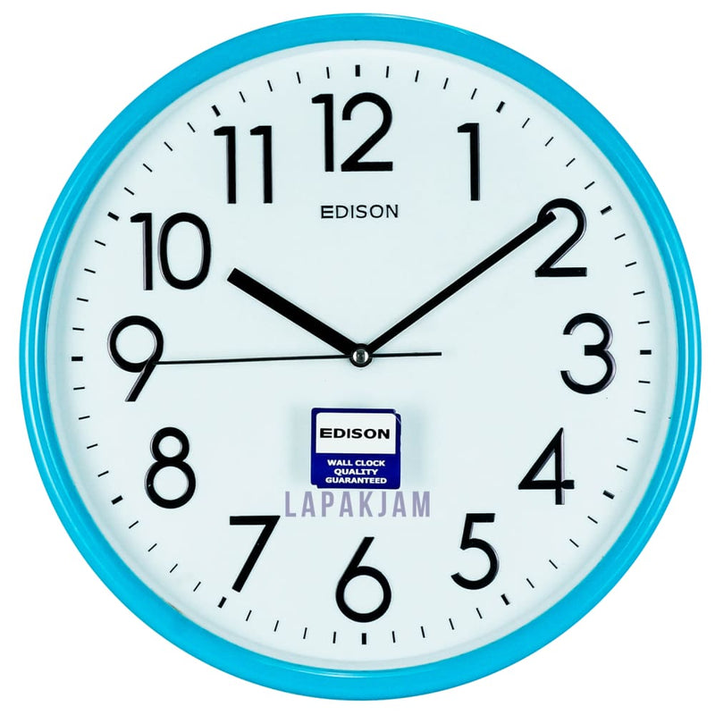Jam Dinding Analog Polos Minimalis Edison Tosca JDEDISEDW315-T5TOSPUT