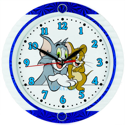 Jam Dinding Analog Karakter Anak Esa Biru JDES27TJBIR