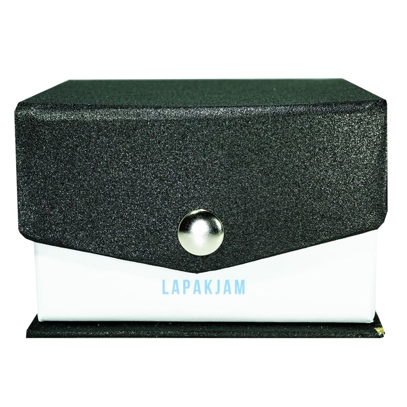 Kotak Jam Tangan Kancing PLS.M KK-45 Hitam Putih