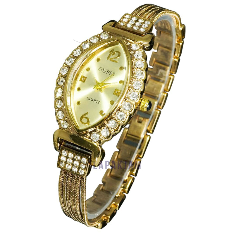 Jam Tangan Analog GS G-14 RF Gold