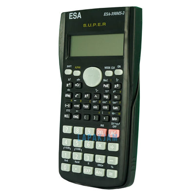 Kalkulator Basic Polos Esa Hitam KL35ESA0M-2UP