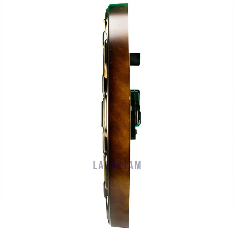 Jam Dinding Analog Nuansa Nakhoda Jangkar Esa Hitam JDESLD-3526ECO