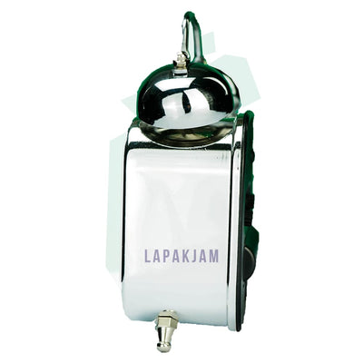 Jam Weker Analog Polos Minimalis Kikai Silver WEKIKA2851SIL